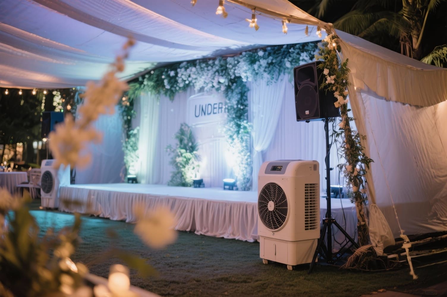 Portable Air Cooler Rental at Event - Angkasa Canopy